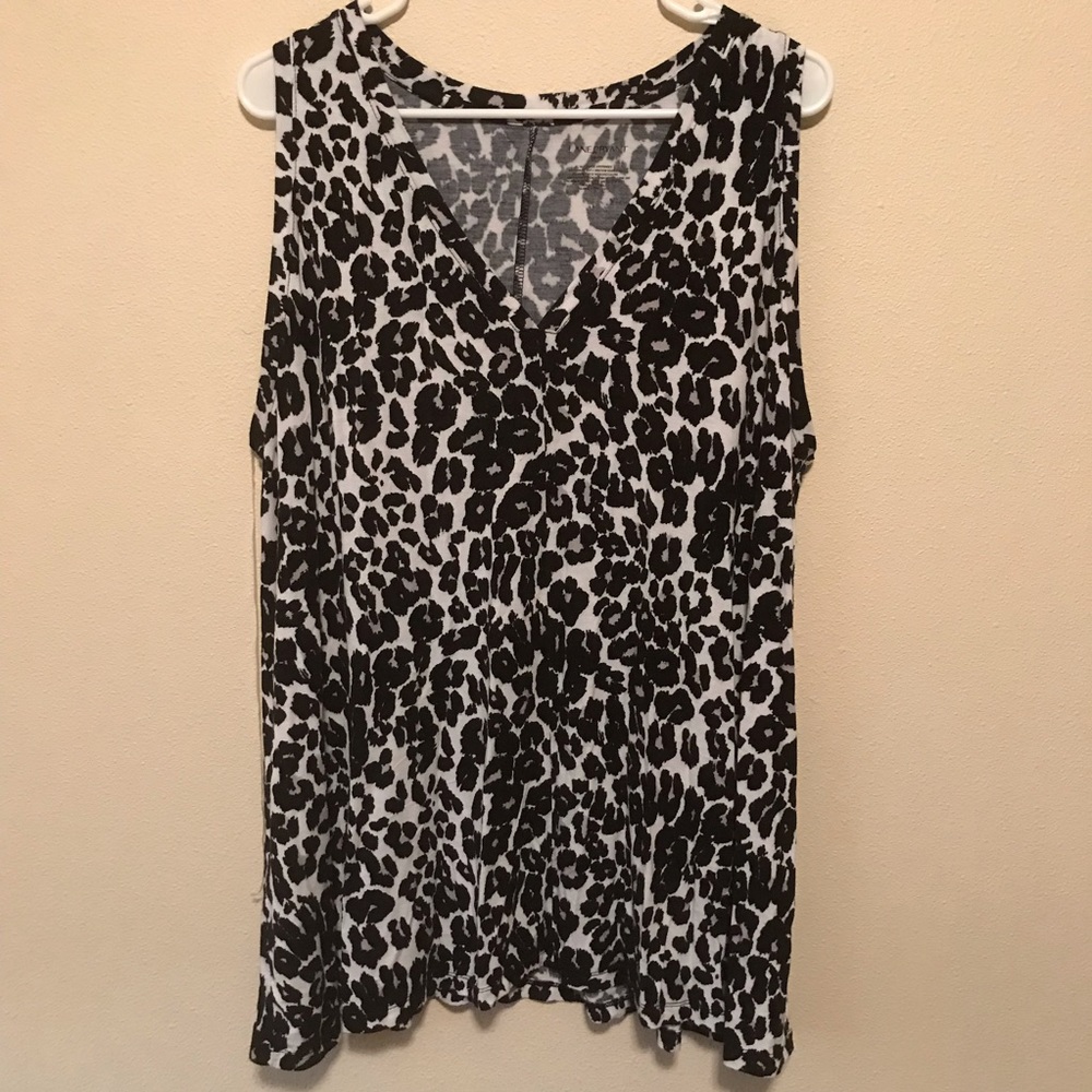 Lane Bryant Printed Sleeveless Top